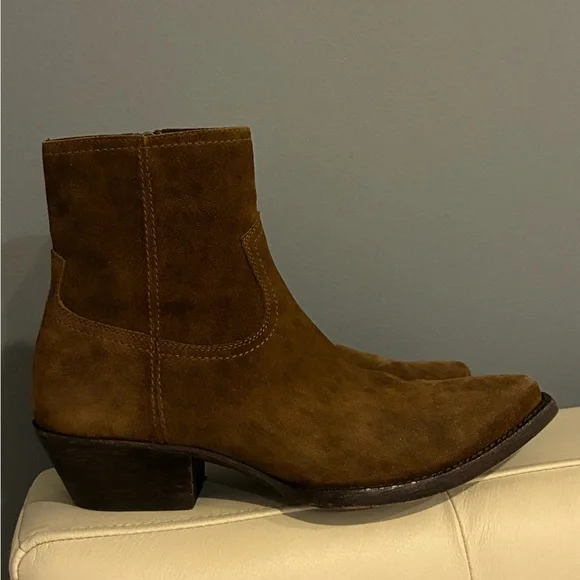 Saint Laurent Lukas Western Boot Size 36.5 EU 6.5 USA - Picture 9 of 15